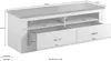 Lowboard TV-Unterschrank 154cm bartex eiche mit Schubladen Produktbild-Vorschau 4
