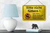 Blechschild Warnschild 18x12cm Bitte nicht füttern Produktbild-Vorschau 4