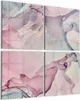 DEQORI Glasbild Echtglas 4x50x50 cm 'Elegante Farbströme' Produktbild-Vorschau 1