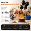 50x balóny balóny balón vzduch, hélium čierna svadobná Náhľad obrázku produktu 5