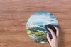 MuchoWow® Mauspad Mousepad Alpen - Felsen - Gras 30x30 cm - Produktbild-Vorschau 3