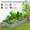 Outsunny Hochbeet aus Stahl, Wetterbeständig Pflanzbeet mit Produktbild-Vorschau 5