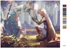 Zuty - Malování podle čísel - ANIME DÍVKA S DRAKEM, 40x50 Náhled obrázku produktu 3