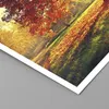 Poster - Poster ohne Rahmen - Park Herbst Baum - 100x70 cm Produktbild-Vorschau 2