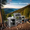 tectake® Campingküche XXL mit Aluminiumgestell und 5 Produktbild-Vorschau 7