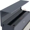 Toboli Briefkasten V64 Anthrazit und Edelstahl 410 x 130 x Produktbild-Vorschau 5