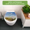 banjado Familien WC Sitz weiß mit Kindersitz und Produktbild-Vorschau 2