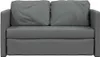 A front view of a dark gray sofa bed. Náhľad obrázku produktu