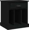 vidaXL Nočný stolík čierny 43x36x50 cm Náhľad obrázku produktu 2
