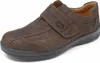 JOMOS Chaussures basses en cuir pour hommes choco, doublure Voir les images du produit 20
