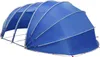 vidaXL Poolzelt Kuppel 640 x 432 x 205 cm Azure Blau Produktbild-Vorschau 1