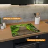 Wallario Herdabdeckplatte aus Glas, Größe 60 x 52 cm Produktbild-Vorschau 2
