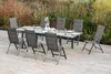 Merxx Gartenmöbel Set Taviano 9tlg, 8 Klappsessel, Semi Produktbild-Vorschau 2