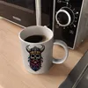 Totenkopf Wikinger Glitzer-Kaffeebecher Produktbild-Vorschau 5