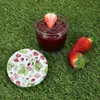 100 pots en verre de 230 ml, fraise des bois, couvercle Voir les images du produit 3