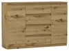 Komoda 140 cm zásuvky dveře skříňka FRAMIRE R-140-S4 Náhled obrázku produktu 7