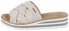 RIEKER Damen Pantolette hellbeige Kunstleder - Größe: 42 Produktbild-Vorschau 2