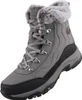 A single gray winter boot with faux fur trim is shown against a white background. Voir les images du produit