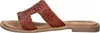Lazamani Flor Damen Leder-Pantoletten Tan Größe 40 Produktbild-Vorschau 7