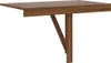 vidaXL Table murale pliante marron imitation chêne Voir les images du produit 7