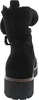 A back view of a black women's boot with a thick sole. Produktbild-Vorschau