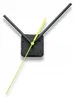 Geräuschloses Quarzwerk - schwarze Zeiger 14cm + gelber Produktbild-Vorschau 1