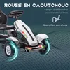 HOMCOM Kart à pédales pour enfants, siège réglable, pneus Voir les images du produit 6