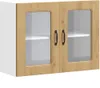 vidaXL Küchen-Hängeschrank mit Glastür Kalmar Artisan-Eiche Produktbild-Vorschau 1