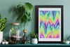 Bild 20x30 MDF-Rahmen, Wandkunst Regenbogen Hintergrund Produktbild-Vorschau 2
