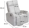 Fernsehsessel HWC-A54 Premium, Relaxsessel Schaukelstuhl Produktbild-Vorschau 11