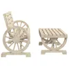 2-tlg. Garten-Lounge-Set Massivholz Tanne Produktbild-Vorschau 4
