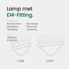 Spectrum E14, reflector LED de 6W, 485 lúmenes, 3000K (luz Vista previa de la imagen del producto 11