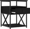 vidaXL Noční stolky 2 ks černé 40x42x55 cm odvozený výrobek Náhled obrázku produktu 7