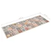 vidaXL Tappeto da cucina lavabile a mosaico multicolore Anteprima dell’immagine prodotto 4