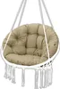 A tan cushion for a hanging chair is shown against a white background. Anteprima dell’immagine prodotto