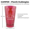 Camper Dubbebecher 0,5 Liter (Pink) - Plastikbecher, Trinkbecher ideal für Camping Produktbild-Vorschau