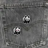Aufnäher - Panda - mini schwarz-weiß 2er Set - Patch Produktbild-Vorschau 3