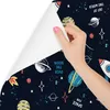 10m VLIES TAPETE Rolle Kinderzimmer Kosmos Raketen Planeten Produktbild-Vorschau 3