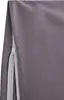 A close-up view of a gray fabric with a zipper. The fabric appears to be part of a bedding item. Produktbild-Vorschau