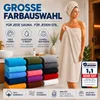 Komfortec Saunatuch 100x200 cm XXL, 100% Baumwolle, 500 Produktbild-Vorschau 7