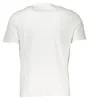 Herren Kurzarm-T-Shirt Weiß mit Rundhals und Logo-Druck Produktbild-Vorschau 2