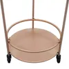 Chariot de service Art déco or rose – Table d'appoint et Voir les images du produit 6
