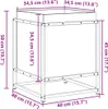 vidaXL Pflanzkübel 40x40x50 cm Kiefernholz Imprägniert Produktbild-Vorschau 7