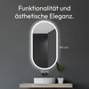 Armoire de toilette avec éclairage Talos Oval Vento 45x80 Voir les images du produit 17