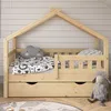 Domečková postel Vitalispa Design Přírodní dřevo 70x140 cm Náhled obrázku produktu 5