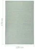 vidaXL Venkovní koberec Flatweave 120x170 cm Tyrkysový Náhled obrázku produktu 5