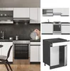 Küchenzeile Vicco R-Line Weiß/Anthrazit 200 cm  J-Shape, AP Produktbild-Vorschau 4
