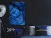 Vliesstoff Leinwandbild - Blue Worsted (1 Part) Vertical Produktbild-Vorschau 2