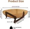 WISFOR Couchtisch, Wohnzimmertisch aus Glas und Holz, 110,5 Produktbild-Vorschau 7