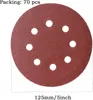 Klett Schleifpapier Set 125 Mm,70 Stück 8 Löcher Produktbild-Vorschau 2